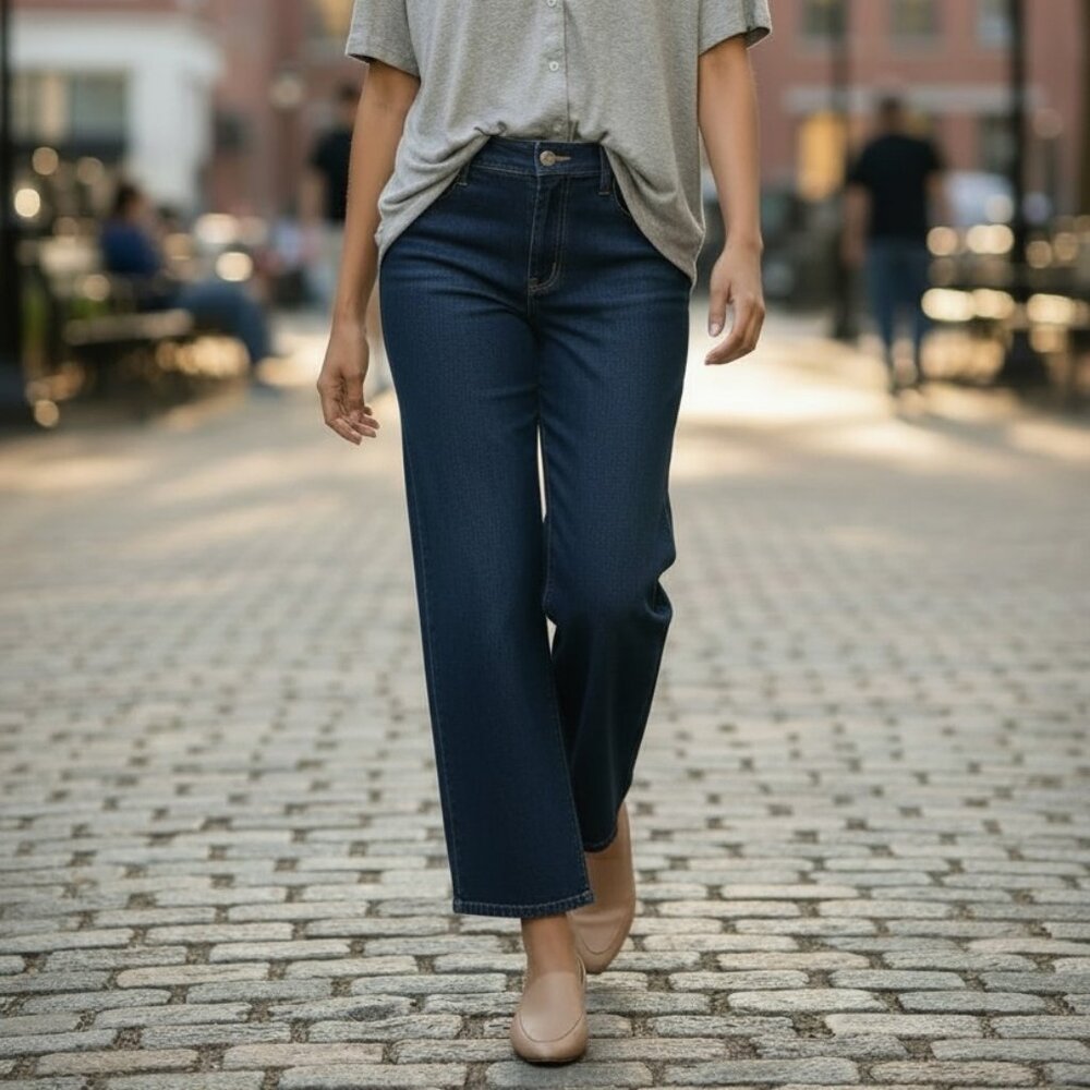 Effortless Elegance Straight-Leg Pants